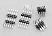 146-1 / 147-1 series - Pin -Header- Strips- Double row- 2.54mm Right angle- Dual body type - Weitronic Enterprise Co., Ltd.